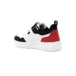 Kids Shoes White/Black/Red – Image 3