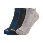 3Pk Unisex 1/2 Terry Qtr Crew